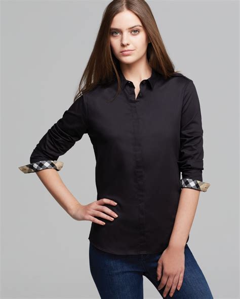 burberry button down cheap|burberry button down women's.